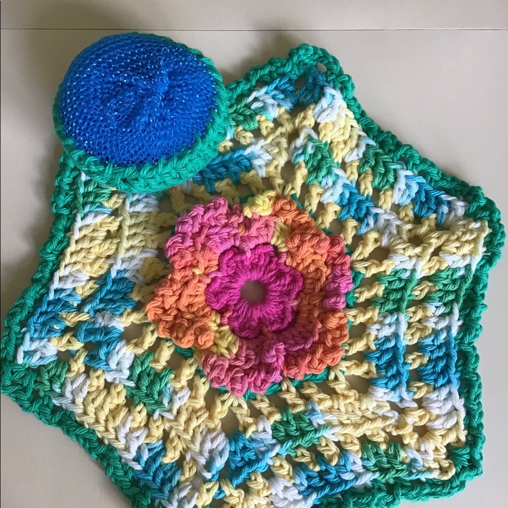 Dishcloth Scrubby Set crochet